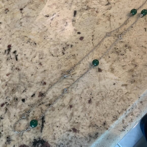 Judith Ripka Green Goddess 36" Necklace - Picture 10 of 13